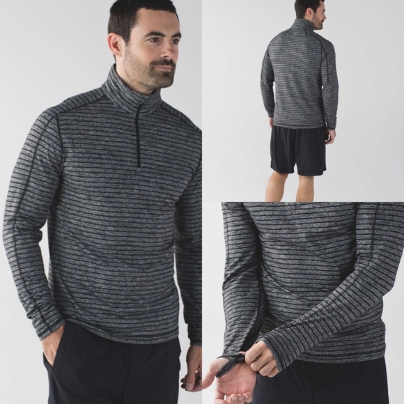 lululemon athletica Other - Lululemon surge warm 1/2 zip stripe striped s